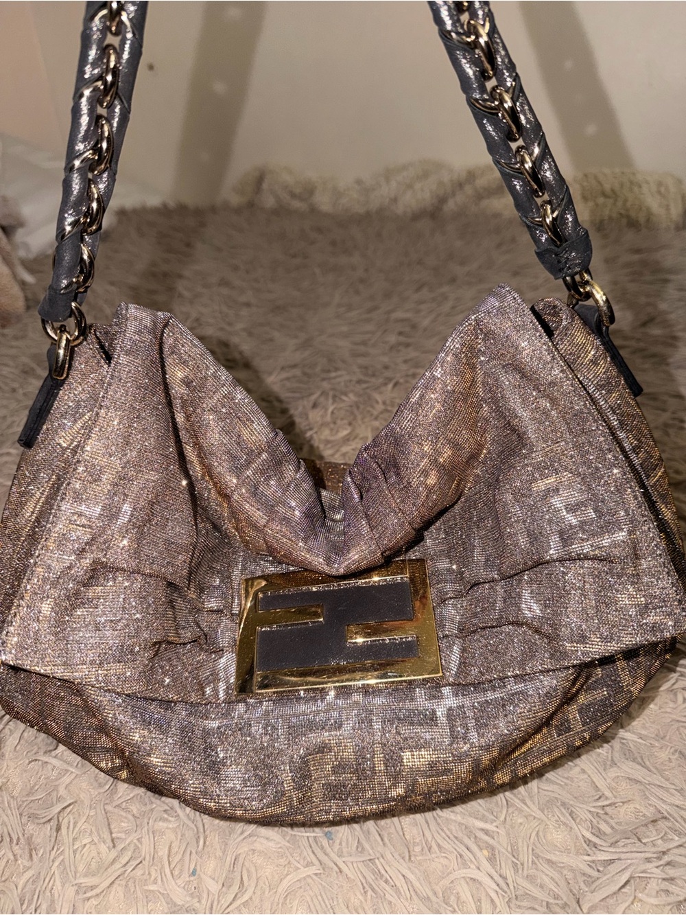 Fendi MIA Glitter Bag